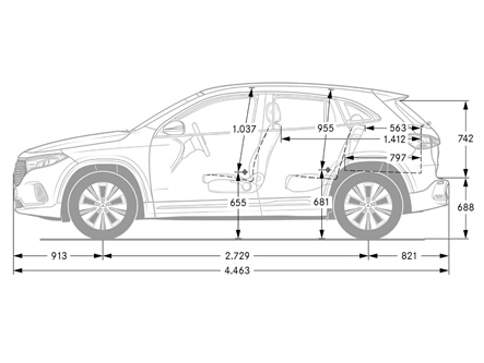 Dimensiones (lateral)